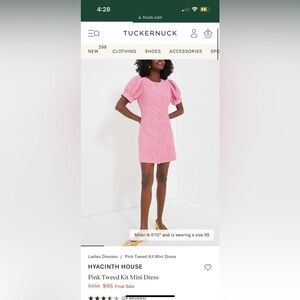 TUCKERNUCK PINK DRESS